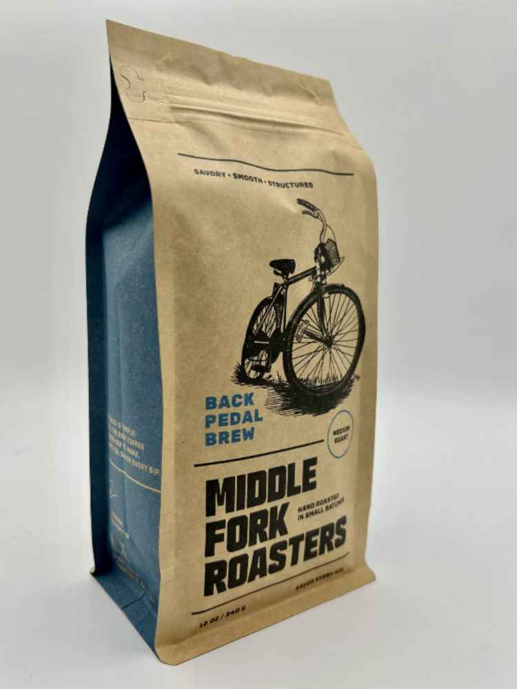 MiddleFork Roasters Coffee Beans, Back Pedal Brew, 12oz