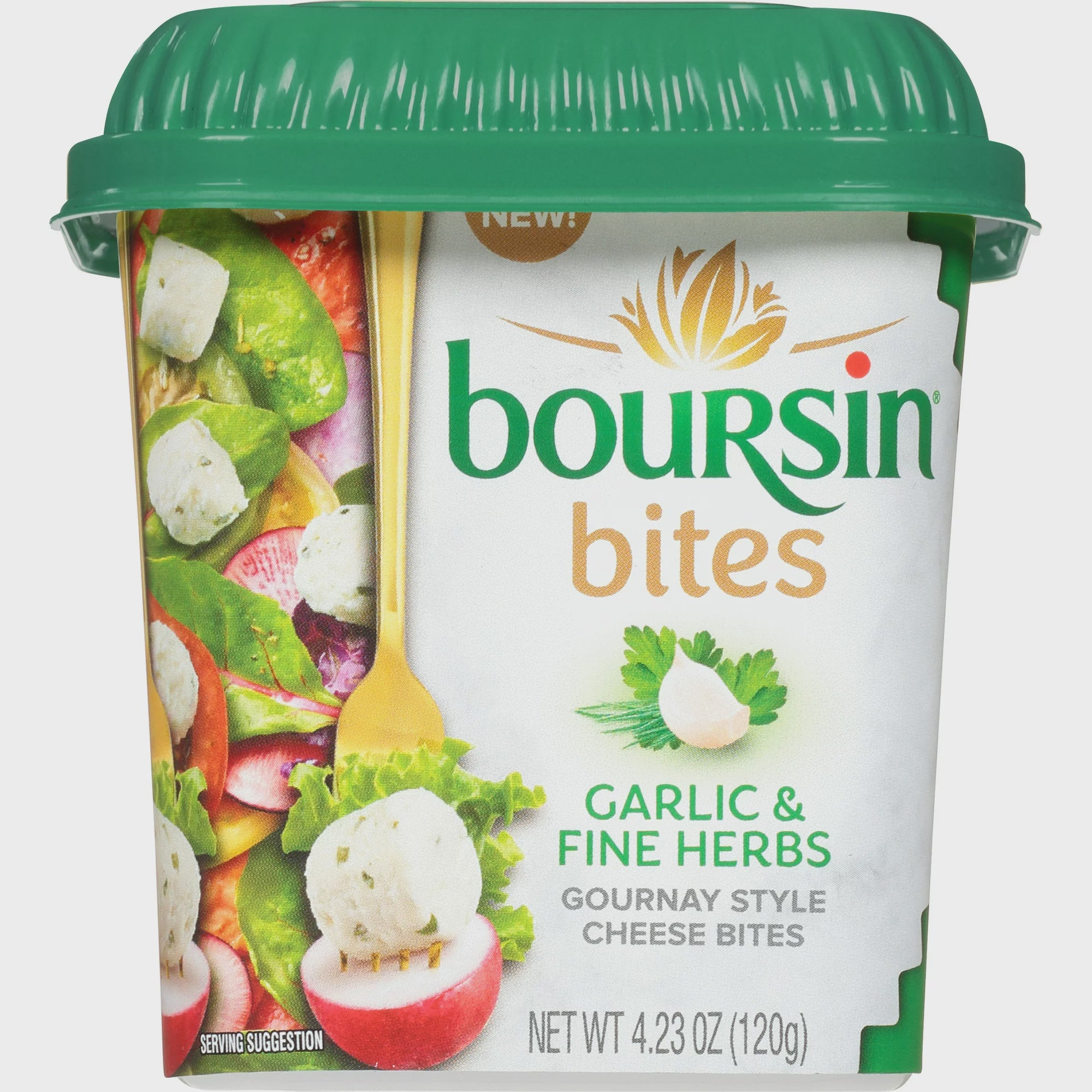 Boursin Bites Garlic & Fine Herbs Gournay Style Cheese Bites 4.23oz