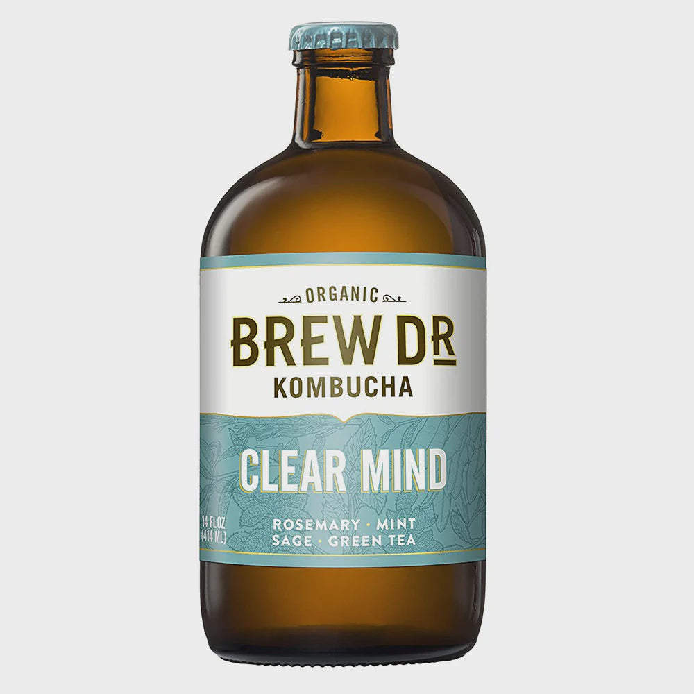 Brew Dr. Clear Mind Organic Kombucha, 14 oz
