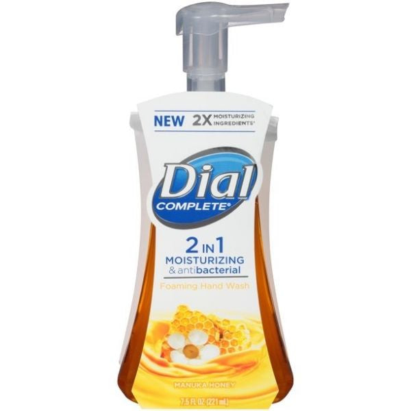 Dial Complete Manuka Honey 2 In 1 Moisturizing & Antibacterial Foaming Hand Wash
