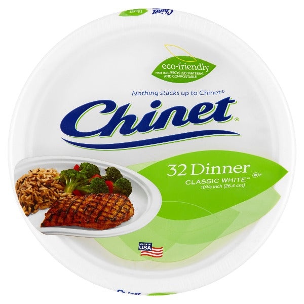 Chinet Dinner Paper Plates