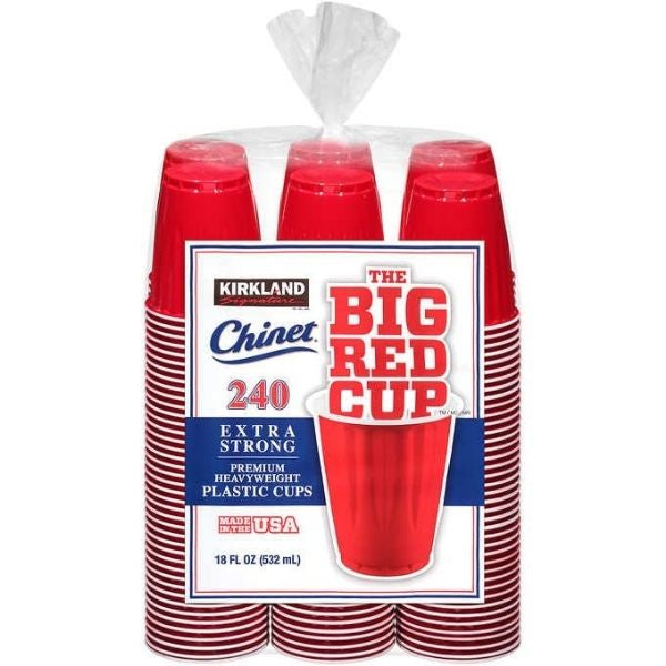 Kirkland Siganture Red Disposable Cups, Large