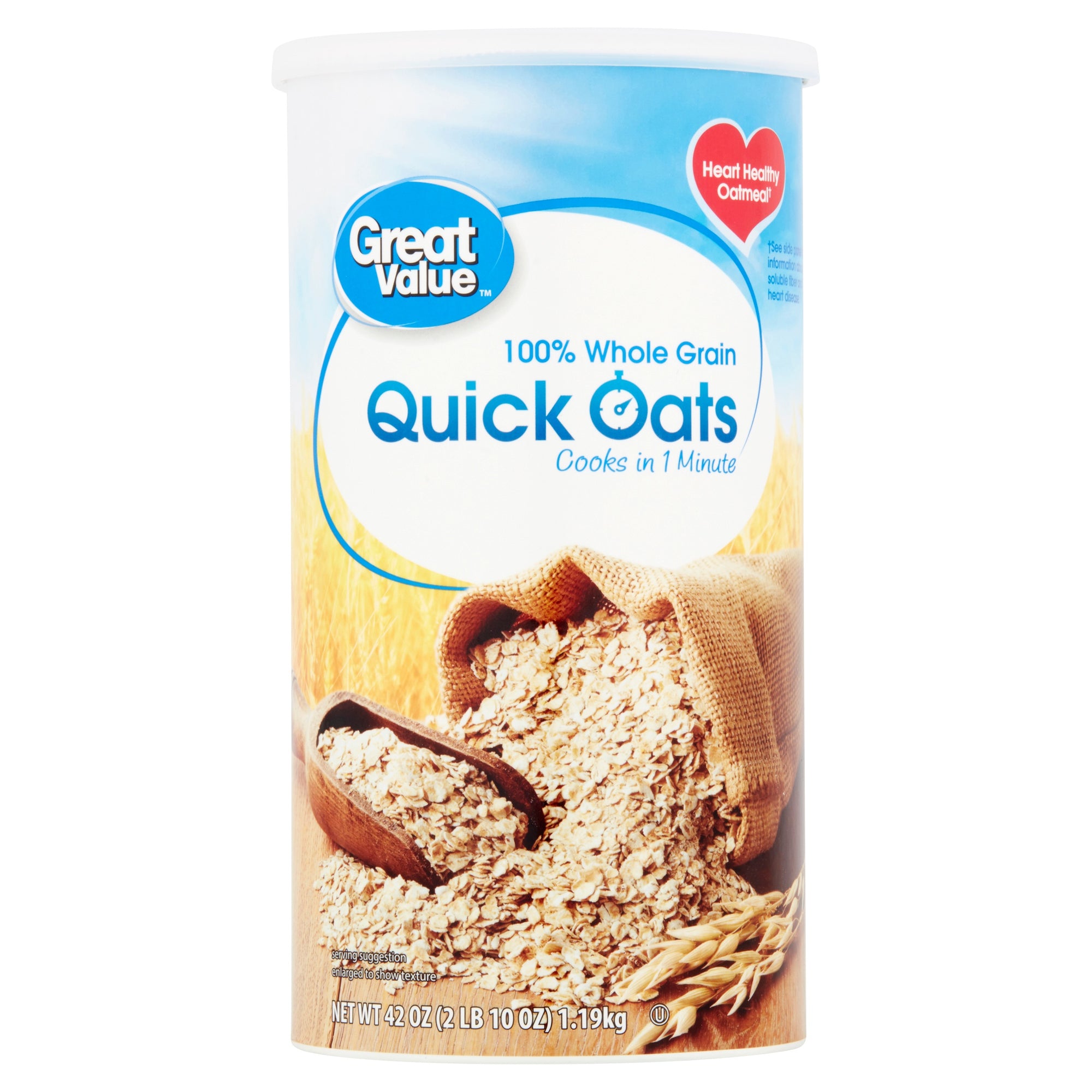 Great Value 100% Whole Grain Quick Oats