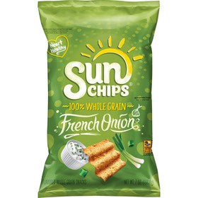 Sun Chips French Onion 100% Whole Grain Chips, 7oz