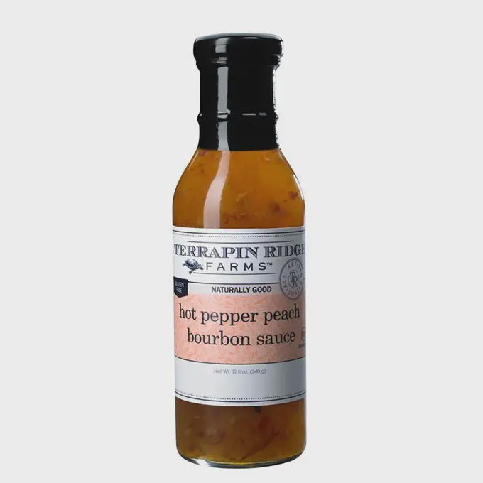 Terrapin Ridge Hot Pepper Peach Bourbon Sauce, 12oz