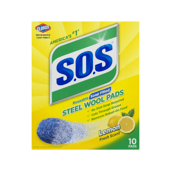 S.O.S. Lemon Scented Steel Wool Pads