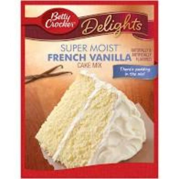 Betty Crocker Delights French Vanilla Super Moist Cake Mix