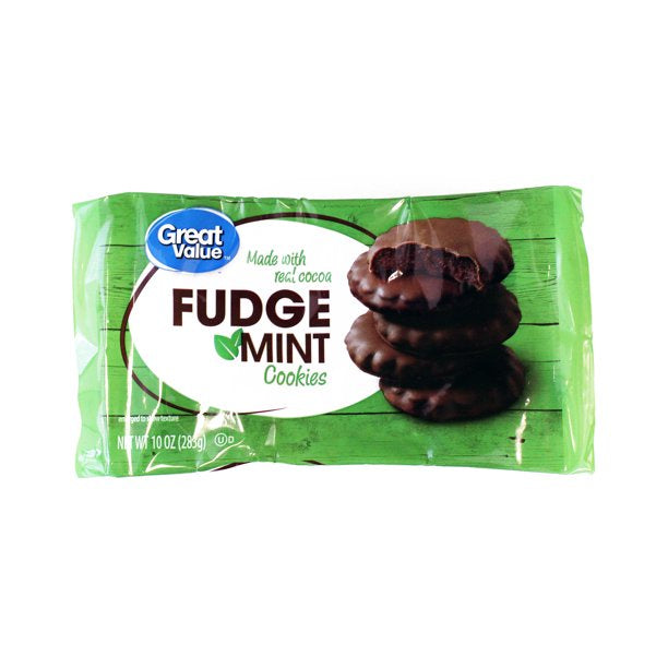 Great Value Fudge Mint Cookies