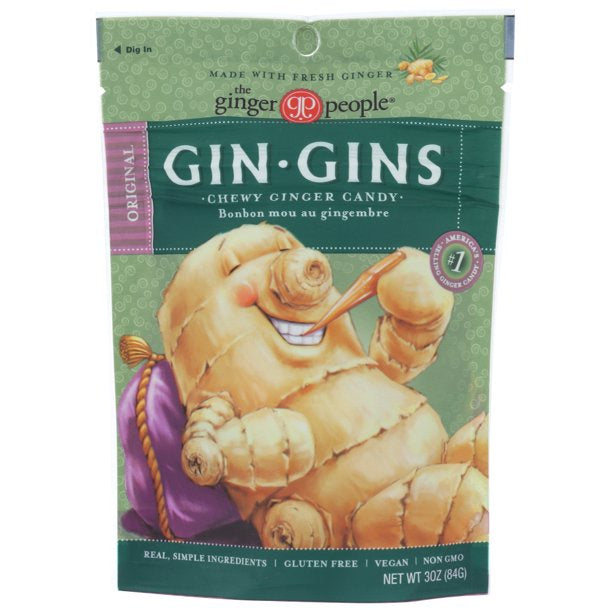 The Ginger People Gin Gins Chewy Candy