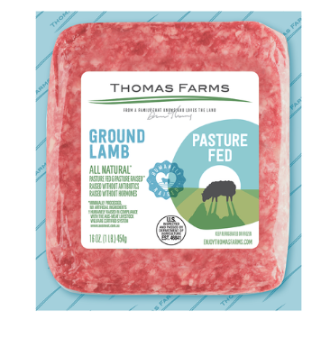 Thomas Farms Ground Lamb 1lb