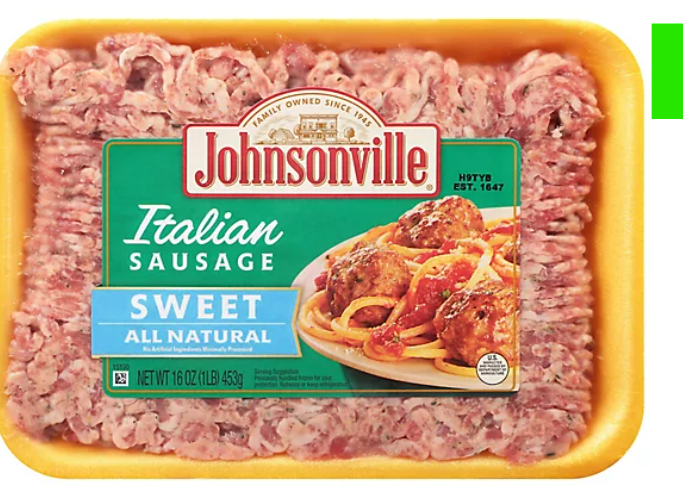 Johnsonville Sweet Italian Sausage 16oz