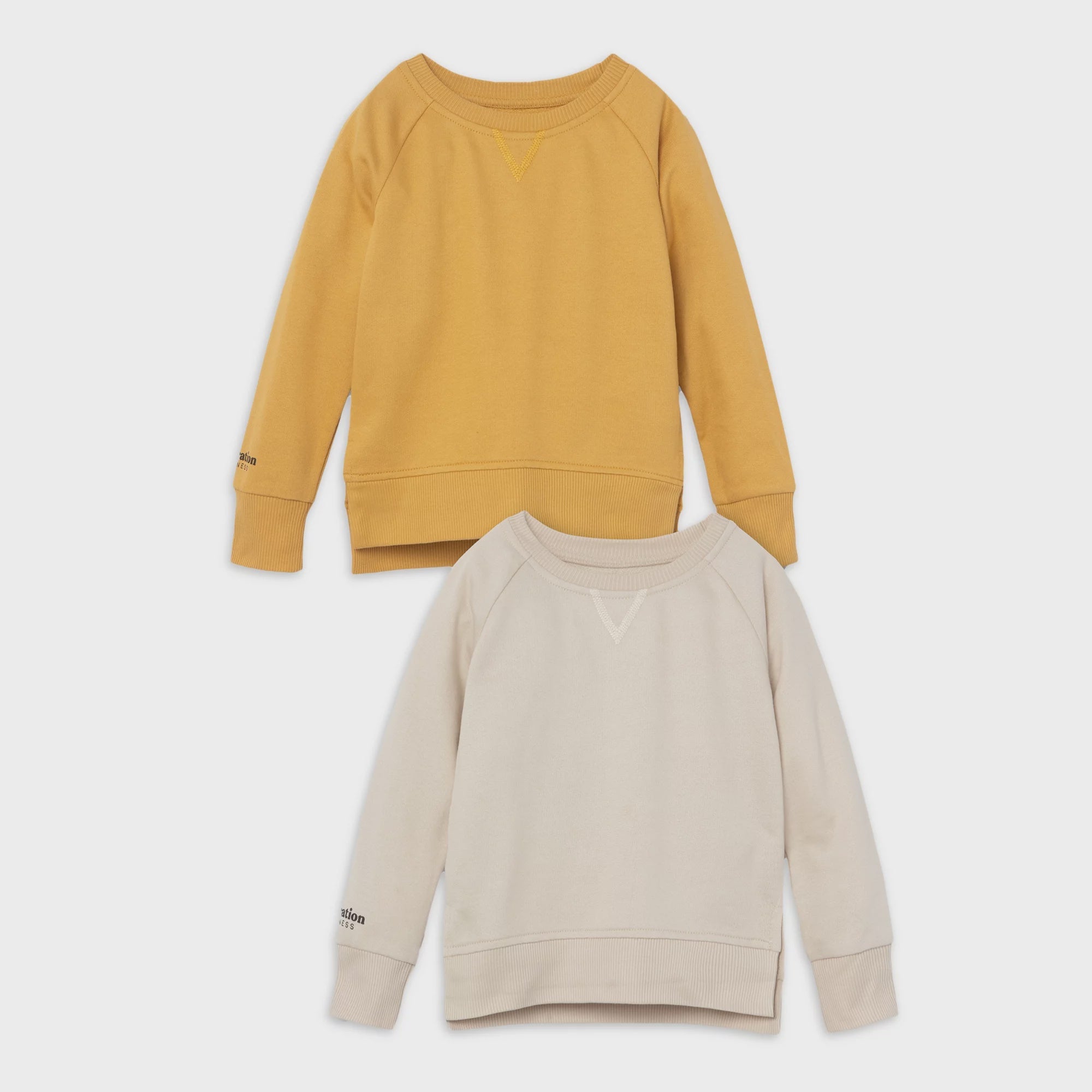 Little Star Organic Long Sleeve Sweatshirt, Amber, 3T
