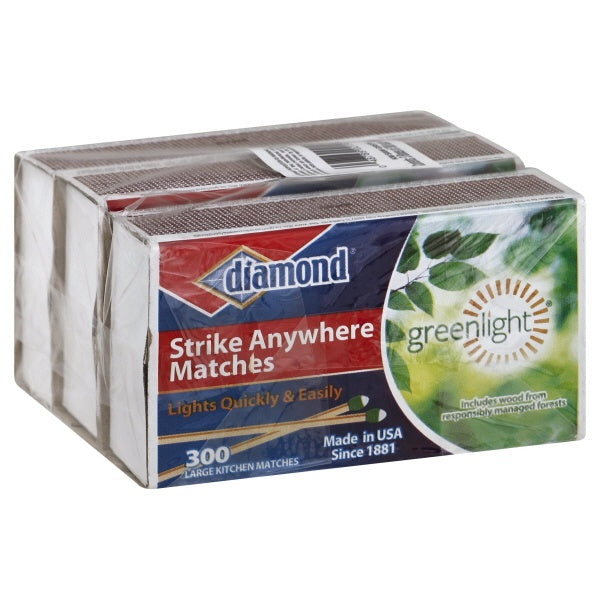 Diamond Strike Anywhere Matches, 3pk