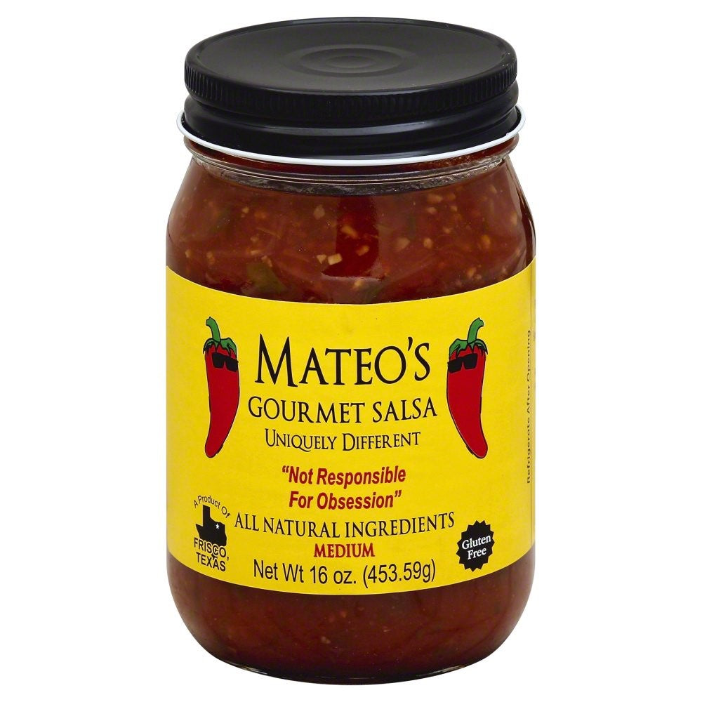 Mateo's Medium Heat Gourmet Salsa