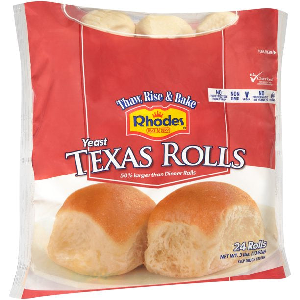 Rhodes Bake-N-Serv White Texas Rolls