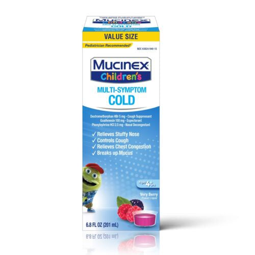 Mucinex Children`s Multi-Sympton Cold Relief, 4oz