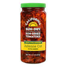 California Sun-Dry Julienne Cut w/Herbs Sun Dried Tomatoes
