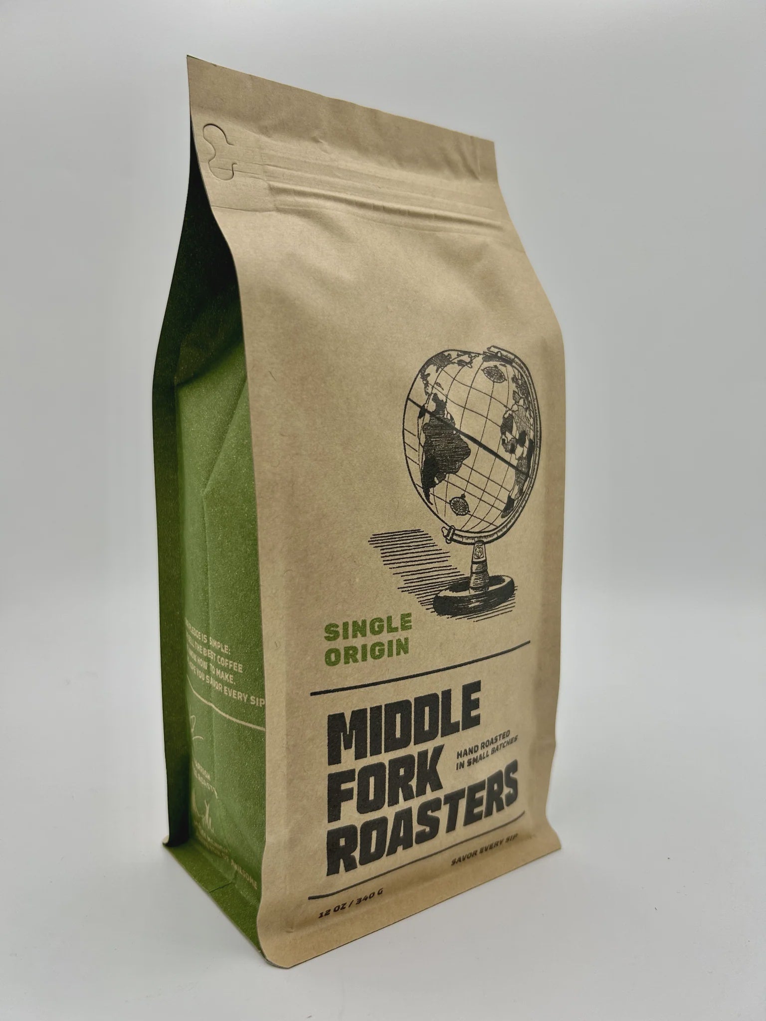 MiddleFork Roasters Coffee Beans, Single Origin Brazil, 12oz