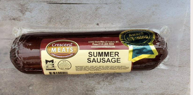Crescent Meats Summer Sausage 12 oz