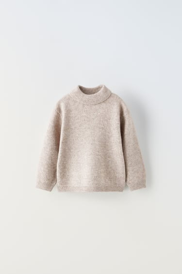 Zara Basic Knit Beige Sweater, 18-24m